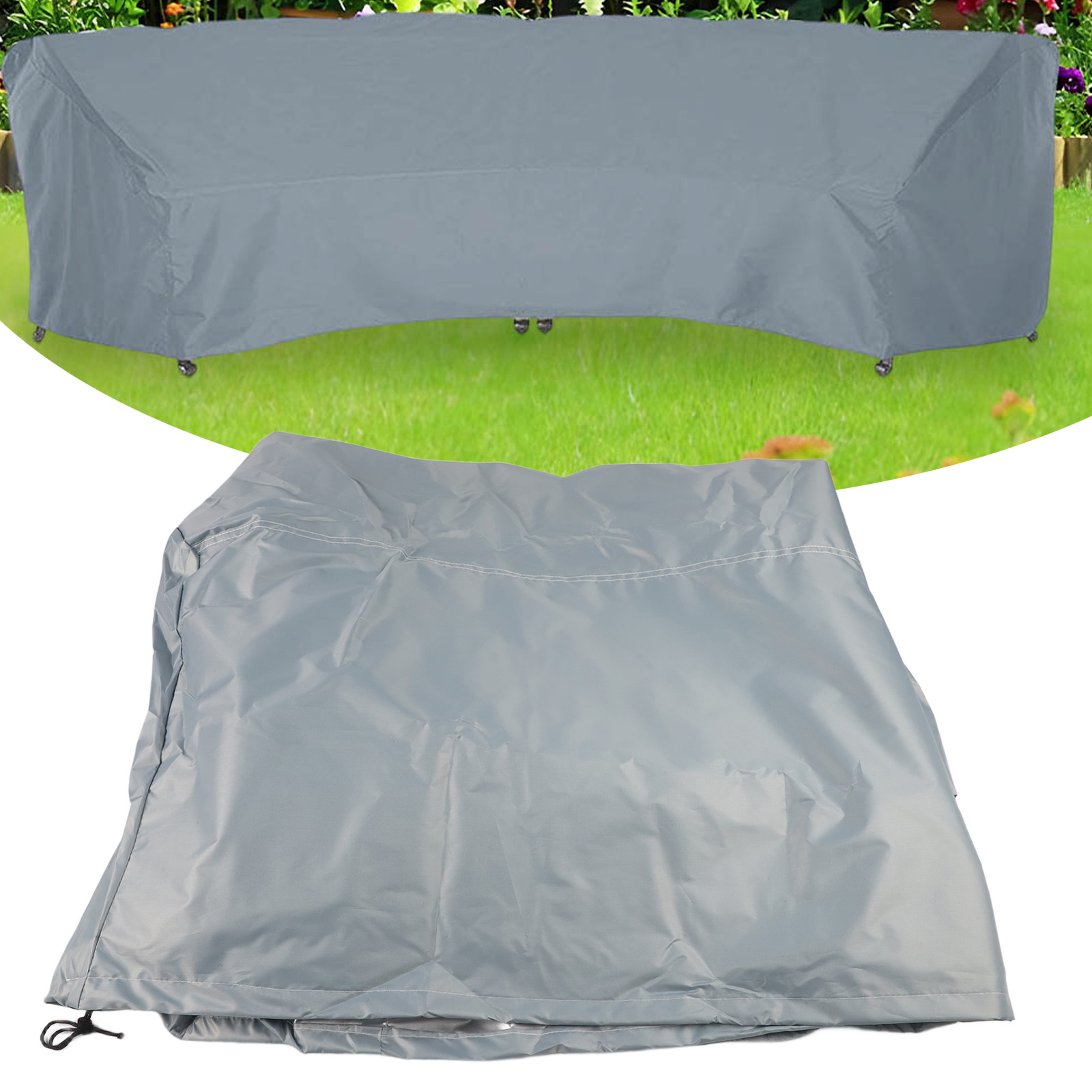 Outdoor Furniture Year Round - Housse de canapé incurvée 210D, housse