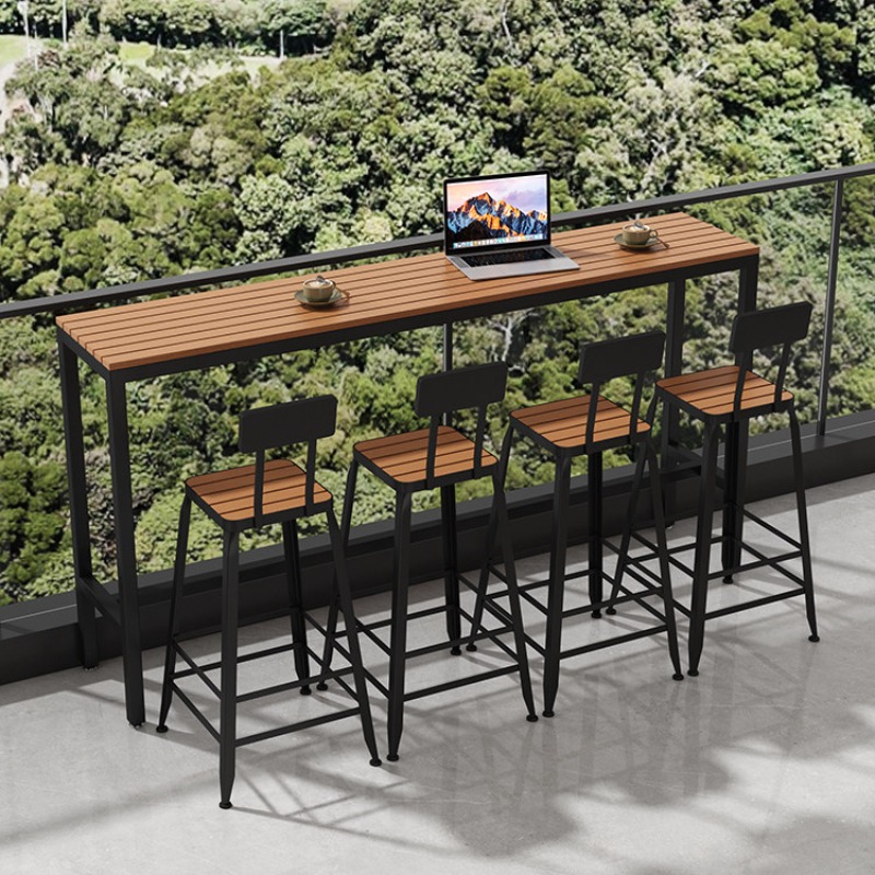 Outdoor Furniture Cafe - Table de bar moderne résistante aux
