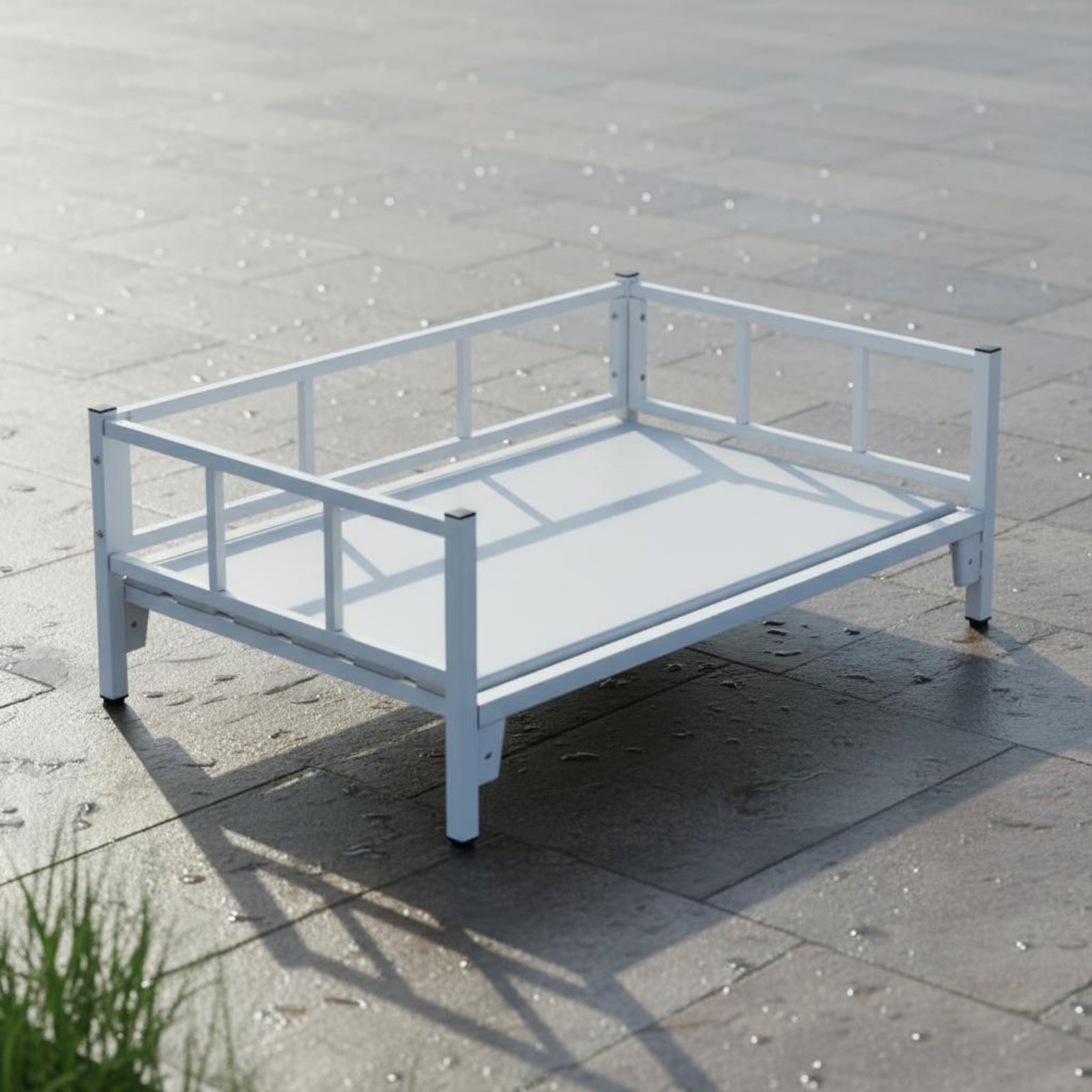 Outdoor Furniture Year Round - Lit surélevé pour chien, utilisable toute