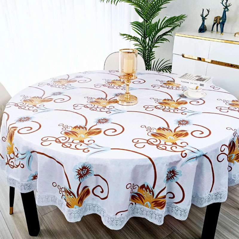Nappe ronde en PVC imprimée de - Outdoor Furniture Year Round avis et prix