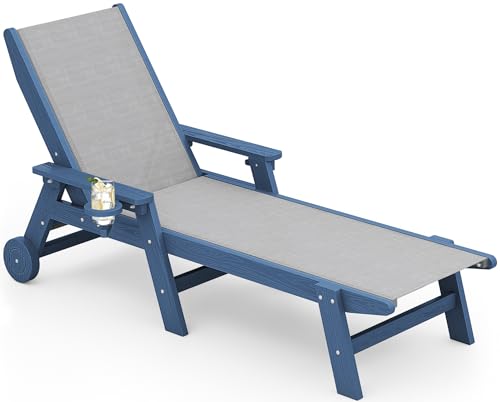Chaise longue de patio en text - Deck Chair Lounger avis et prix