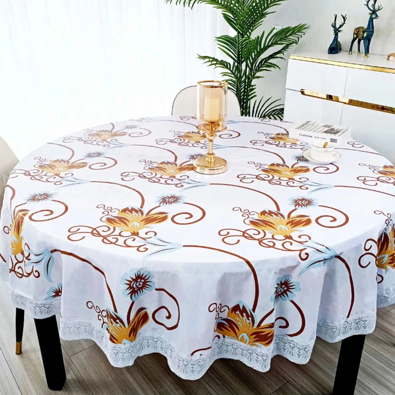 Nappe ronde en PVC imprimée de - Outdoor Furniture Year Round avis et prix