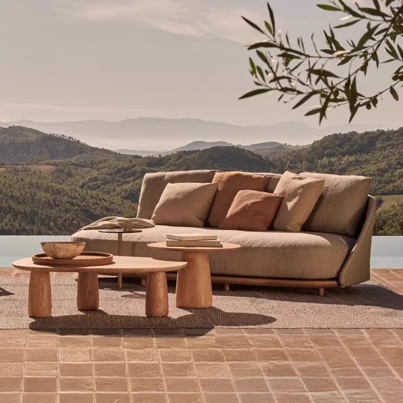 Canapé d'extérieur en teck nor - Outdoor Furniture Hotel avis et prix