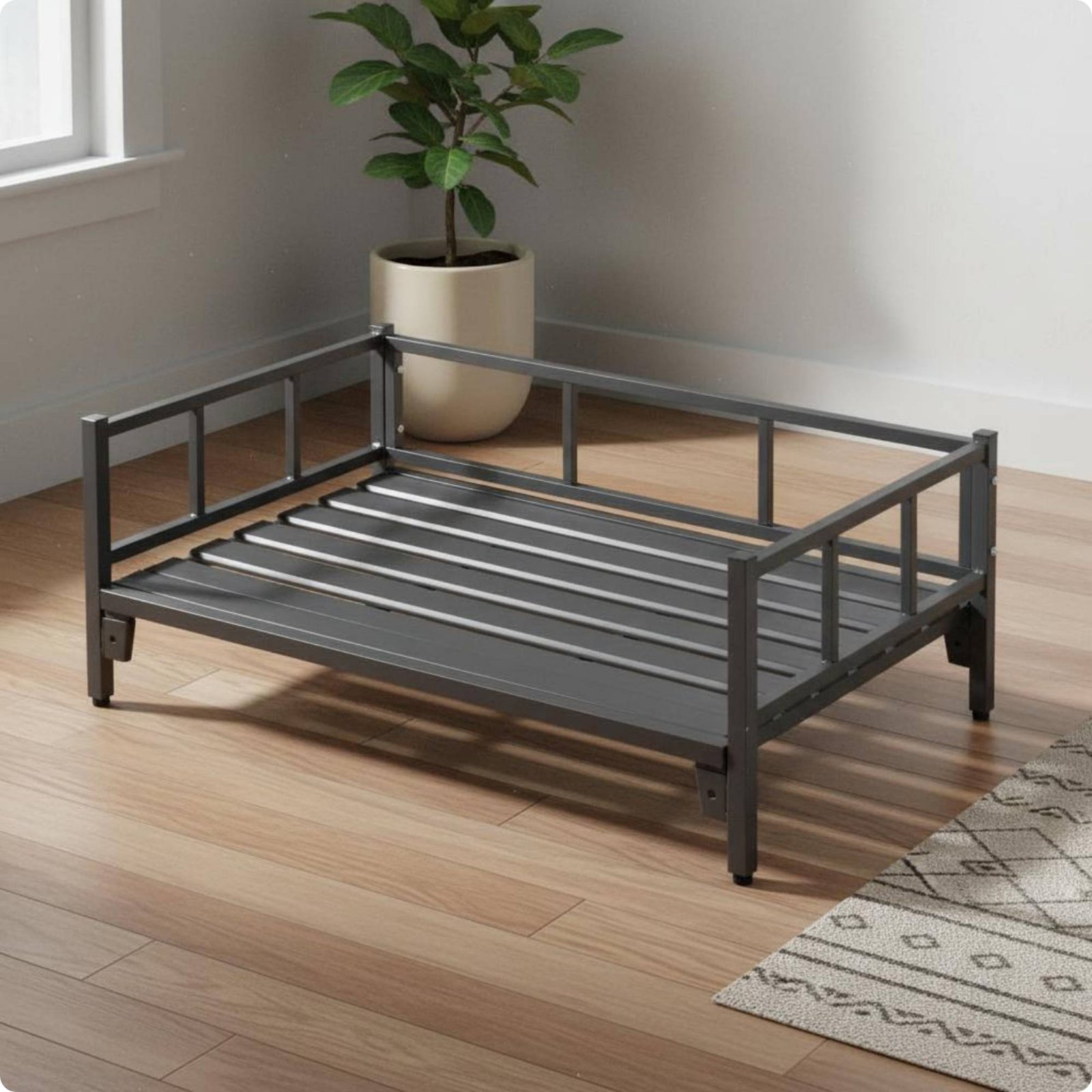 Lit surélevé pour chien, utili - Outdoor Furniture Year Round avis et prix