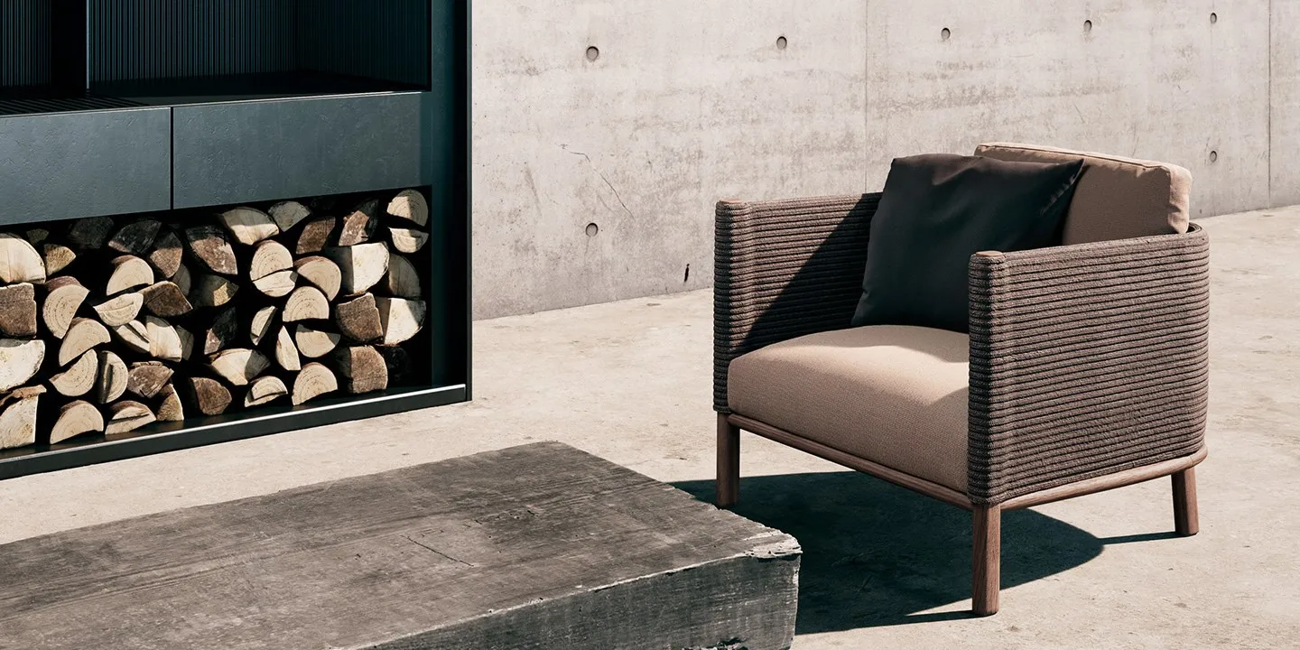 Canapé simple en teck avec str - Outdoor Furniture Hotel avis et prix