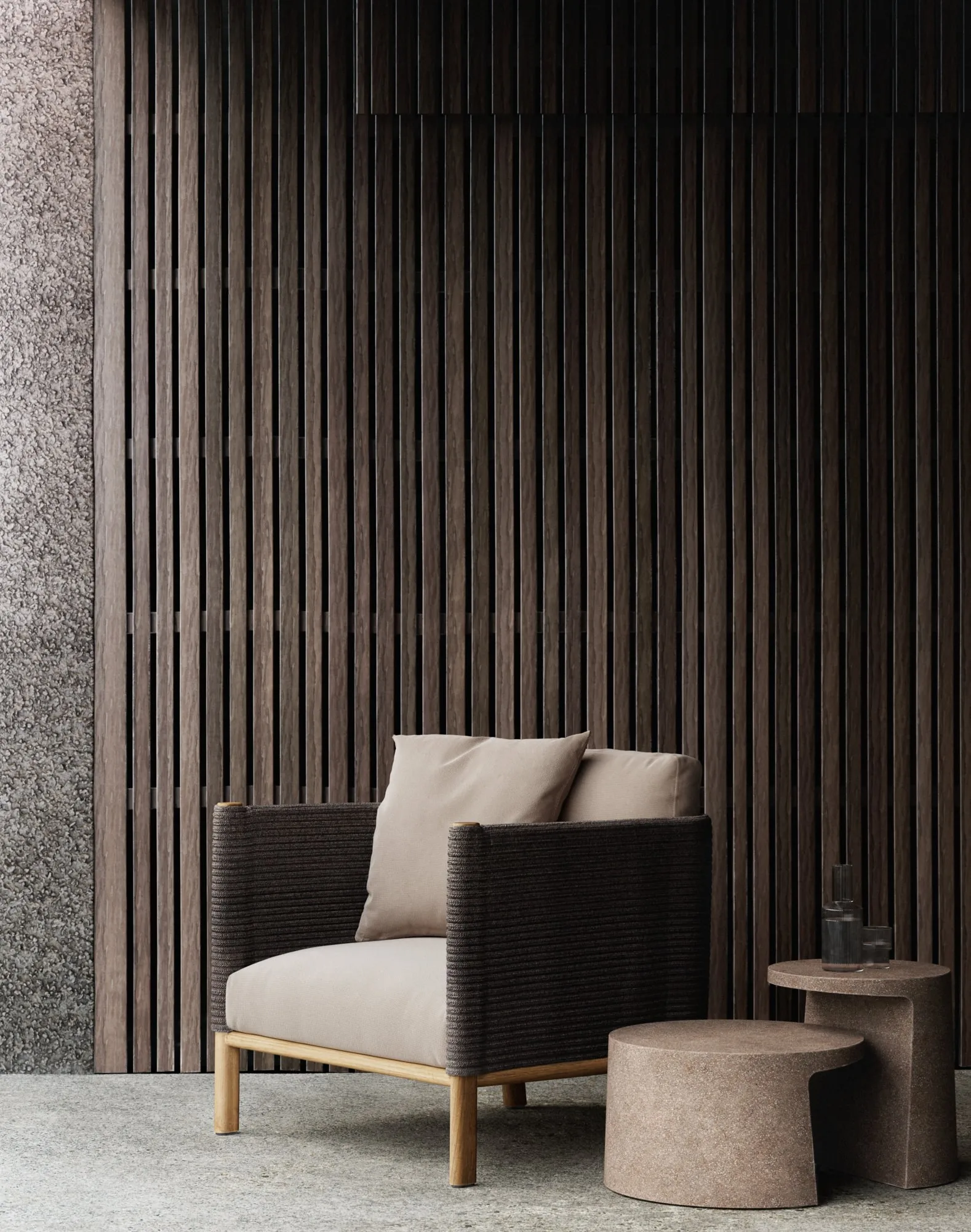 Canapé simple en teck avec str - Outdoor Furniture Hotel avis et prix