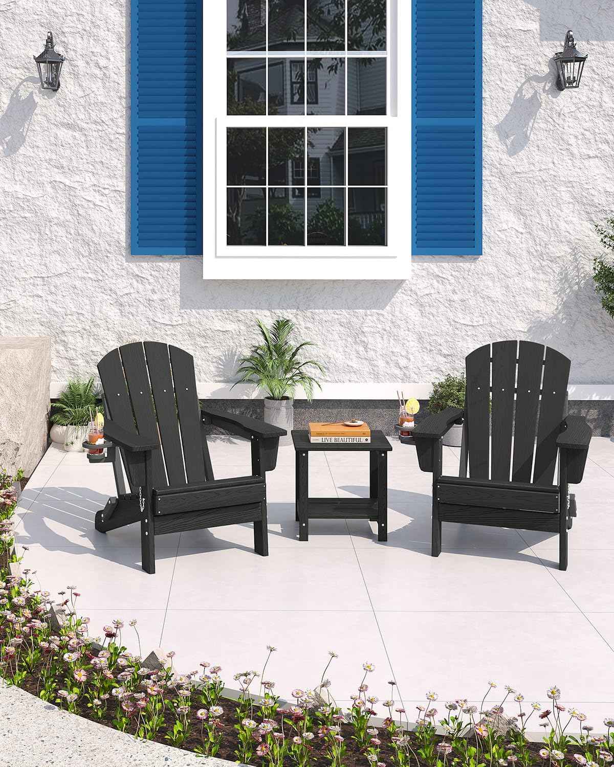 Chaise Adirondack pliable en p - Deck Chair Lounger avis et prix
