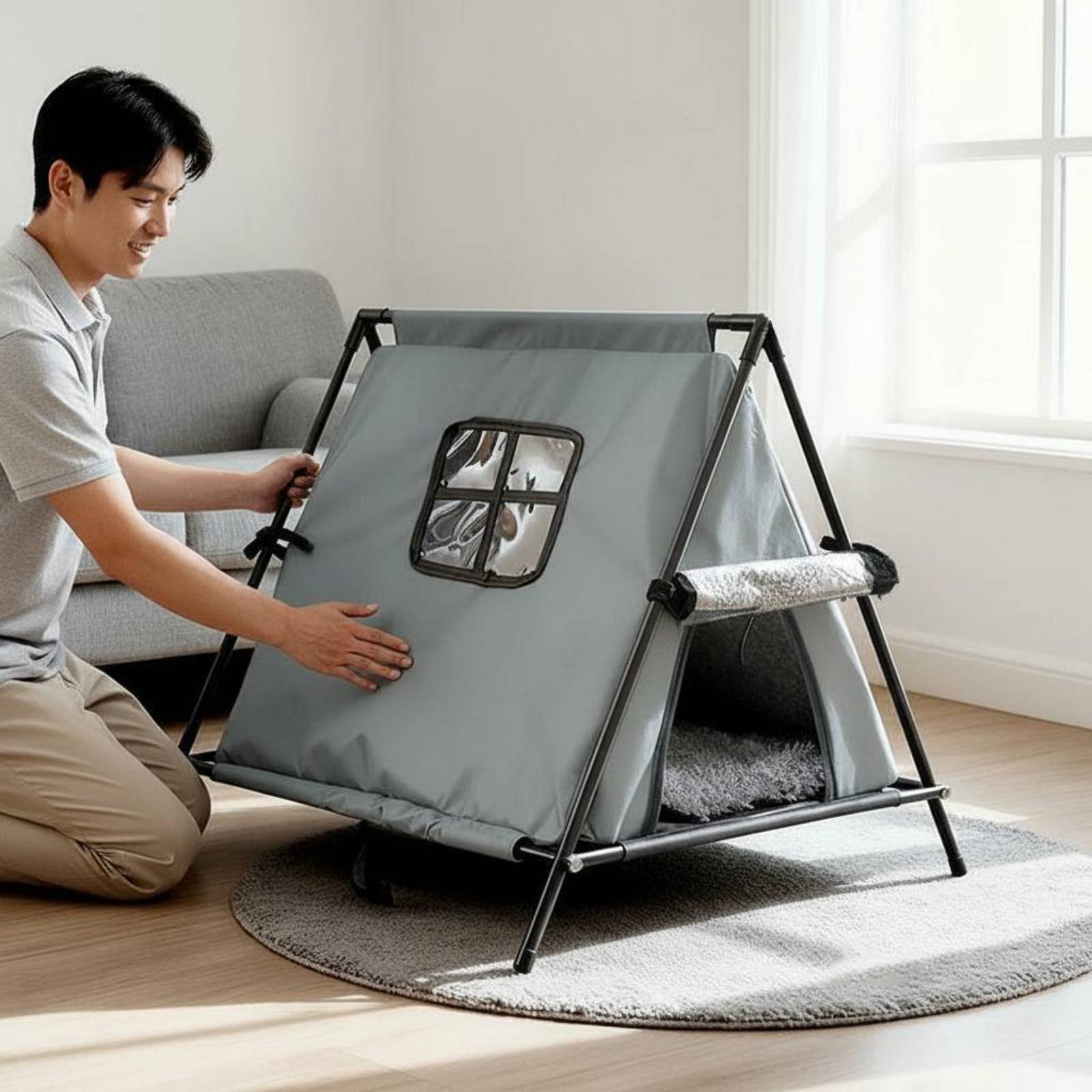 Maison pour chat chauffante to - Outdoor Furniture Year Round avis et prix