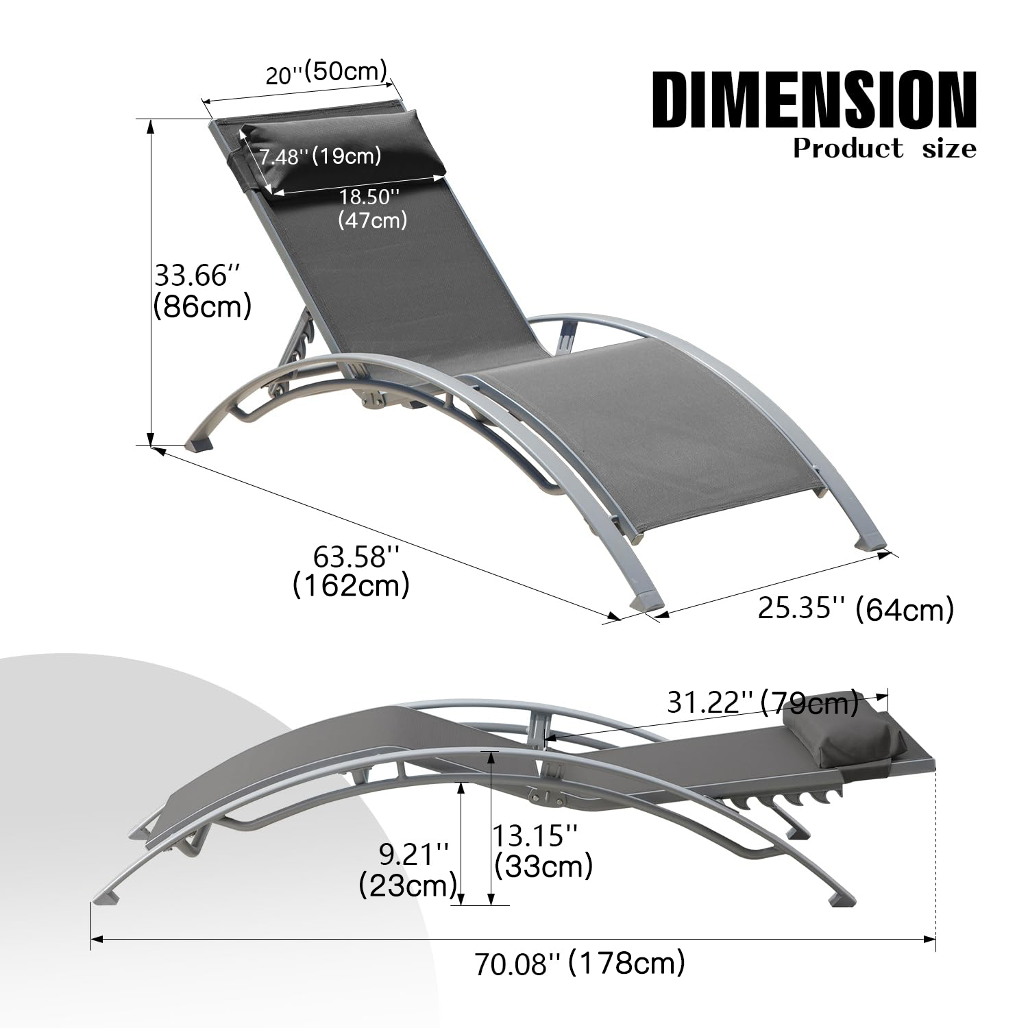 Ensemble de 2 chaises longues  - Deck Chair Lounger avis et prix
