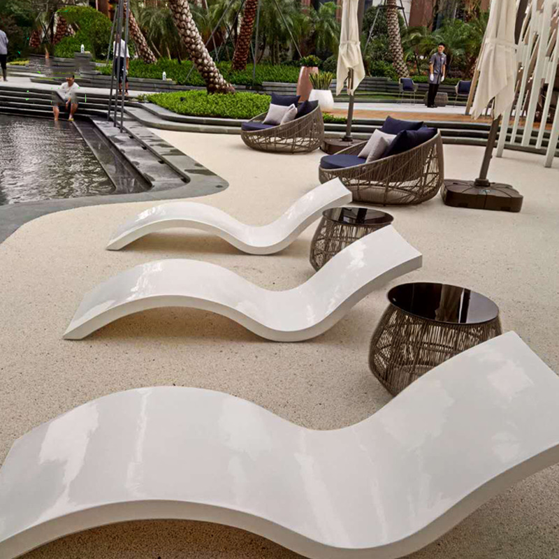 Chaises longues de piscine en  - Outdoor Furniture Hotel avis et prix
