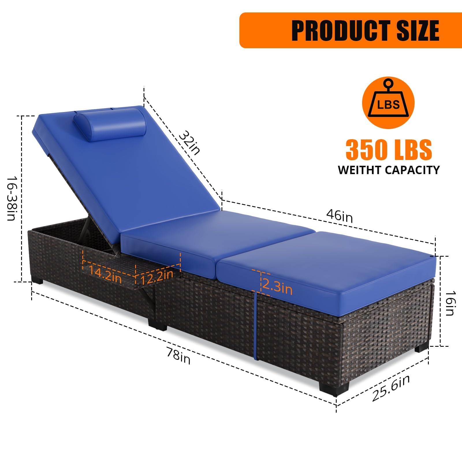 Ensemble de 2 chaises longues  - Deck Chair Lounger avis et prix